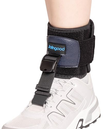 joingood AFO Fußheberorthese zum Gehen, Fußschiene mit Schuhen für Fallfuß, Orthese Fußheberschwäche für Achillessehne, Schlaganfall, Dorsalflexion des Fußes, Fußorthese für Links & Rechts(L/XL)