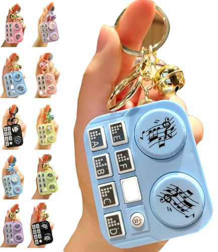 Mini Animal Dj Keychain, DJ Accessories Music Keychain, Mini Dj Table Keychain, Music Mini Disc Player Keychain, DJ Gifts That Can Produce Sound for Women Men Music Lover (#2)