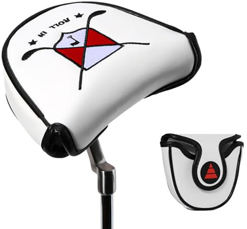 Copritesta per mazza da golf, in pelle, impermeabile, copertura individuale per mazze da golf, durrable, copertura vintage per la testa da golf