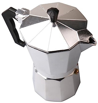 OKUMEYR cafetière expresso wdt percolateur expresso pot à expresso italien machine à expresso sur la cuisinière tampers manuels expresso Machine à café octogonale percolateur à café Silver
