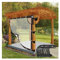 Tenda industriale impermeabile per esterni con occhielli per patio personalizzabile trasparente tenda divisoria per gazebo portico pergola 4x5m