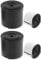 Ciieeo 2 Sätze Sofablende Tröster Hundeschlafsofa Bettgitter Ersatzsofakissen Sperre Sofabezüge Couchblocker Auto Für Haustiere Stauraum Unter Dem Bett Griptape Black Plastik