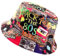 JJDreams 80er Bucket Hat Hip-Hop-Hüte Fischerhut Damen Sonnenhut Retro Faltbar für Aktivitäten