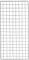 Wandgitter Wanddekor Gitter Pinnwand Ladenbaugitter Gitterwand 95x45cm schwarz