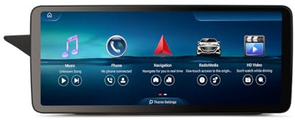 12,3 Zoll Qualcomm 8-Kern 8GB+128GB Android 14 Autoradio GPS Navi für Mercedes Benz E-Klasse W212 S212 NTG 4.0 System IPS Screen Bluetooth 5.1 DAB+ Kabellos CarPlay Android Auto Canbus DSP WiFi 4G 2K