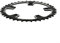 Plato con 5 pernos para bicicletas de carretera, 110BCD, diseño estrecho y ancho para reducir la caída de la cadena, disponible en 36T, 38T, 40T (38T)