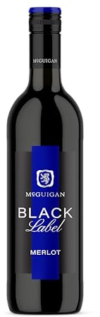 McGuigan Black Label Merlot, 75cl,packaging may vary (Pack of 6)