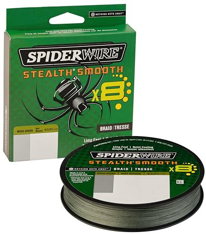 Spiderwire Scsm30g-125, Moosgrün – Stealth Smooth, 125yd