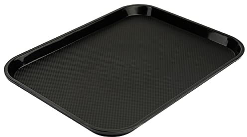 Contacto Serviertablett rechteckig 35 x 26,5 cm schwarz Polypropylen rutschhemmend Gastro-Tablett