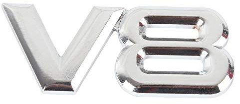 1 Stücke 3D Auto Logo Emblem V8 Metall Aufkleber Abzeichen Karosserie Aufkleber Für Auto