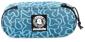 INVICTA Federmäppchen, Mäppchen, Federtasche für Schreibwaren, Mädchen&Jungen, Schule und Gymnasium, Teenager, mehrfarbig Kritzelei, FANTASY