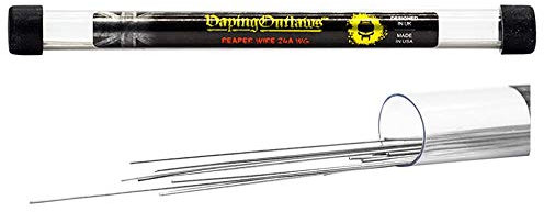 Vaping Outlaws Reaper Wire Shots - Vorgewickelte Drahtsticks f. Selbstwickler, je 20 St. Wickeldraht für Selbstwickler RDA RBA RTA Vape Verdampfer - 18 20 22 24 26 AWG and 28 AWG (22 AWG)