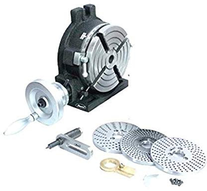 HV6-4 - Juego de mesa giratoria y placas divisorias de acero con kit de medición manual de fresado