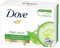 Dove Seifenstück Fresh Touch Handseife mit 1/4 Feuchtigkeitscreme und erfrischendem Duft nach Gurken und grünem Tee 100 g 1 Stück Cucumber