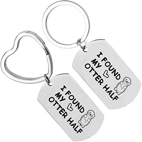 JK Home 2-teiliges Schlüsselanhänger-Set für Paare, Forever K&Q Love, Edelstahl-Schlüsselanhänger, lustiges Geschenk für Ehemann, Ehefrau, Freund, Freundin, Schlüsselanhänger, Liebhaber, Weihnachten,