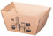 Einkaufskorb Einkaufsbox Einkaufskarton Karton Wellpappe, Braun, 50x33x26cm (25)