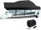 AMGJ Bootspersenning 420D Oxford Gewebe Persenning Bootsabdeckung 11-24ft Wasserdicht Bootsplane, Schwarz,20 to 22ft: 700x254cm