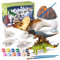 whatstem 3D-Dinosaurier-Malset für Kinder im Alter von 3–15 Jahren, Kunst- und Bastelsets, Zeichenspielzeug mit Dinosaurier-Set, Kreativitätsgeschenke für Jungen und Mädchen