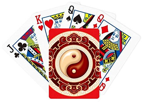 Chinesisches Taichi-Muster, 8 Diagramm, Pokerspiele, magische Karte, lustiges Brettspiel