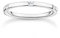 THOMAS SABO Bague pour femme avec pierres blanches, 52, Argent sterling, Zircone cubique