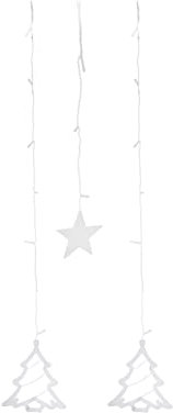 Meinposten Lichterkette Weihnachtsdeko Tannenbaum Stern 138 LED Innen Außen Sternenvorhang