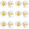 FAMIDIQGO Backs d'oreille sécurisés en or 18 carats pour les goujons, les coussinets d'oreille en silicone pour les boucles d'oreilles et les oreilles droopées, les coussinet