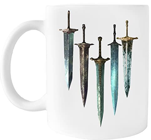 Kwantees Espada De Luz De Luna Taza De Cerámica Taza Ecológica
