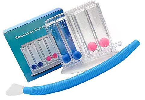 HEEPDD Atemübungsgerät, Atemtrainer Unterschiedliche Inhalationsraten Zum Vitalkapazitätstraining für Patienten (4 Bälle)