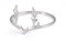 kkjoy Geweih Ring: Edelstahl, Unisex, Silber, Ring, 19mm Durchmesser, Bandform, Casual, Ideal für verschiedene Anlässe