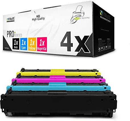 MWT Toner 4X kompatibel für Canon LBP613Cdw MF634Cdw MF632Cdw MF636Cdwt MF635Cx MF631Cn LBP611Cn ersetzt 045 / 045H XXL BK CMY Set
