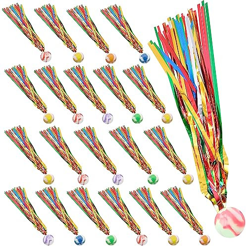 TECHEEL Hüpfbälle für Kinder,20 Stück Flummi Gummiball,Gummibälle,Farbe Springball,Geburtstagsfeier Tasche Füllstoffe,für Kinder,Mitbringsel Gastgeschenke Kindergeburtstag