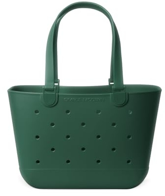 Sac de Plage en Caoutchouc Simple Modern | Grand Sac Étanche avec Poche Zippée pour la Plage, la Piscine, le Bateau, les Courses, le Sport | Collection Getaway