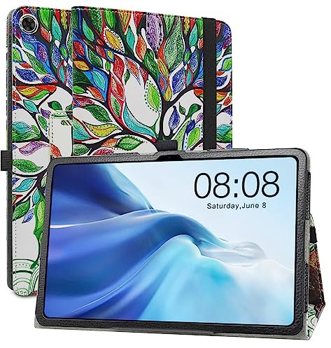 MAMA MOUTH Compatibile con TECLAST T50 Cover,Slim Ultra pelle sottile e leggera Cover Case Custodia per 11 TECLAST T50 Tablet(Not fit TECLAST T50 Pro),Love Tree