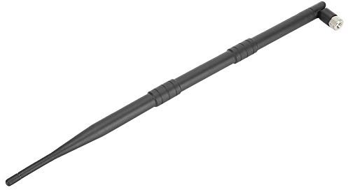 ASHATA 2,4G WLAN-Antenne, 10dBi Omni RP-SMA Einzelfrequenz-Antenne für IP-Kamera Wireless Extender Booster
