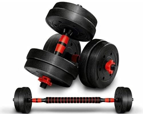 10/20/30/40KG Adjustable Weights Fitness Dumbbell Set for Men/Women,Arm Hand Weight Barbell for Bodybuilding Exercise Strength Training Home Gym Equipment ZANBEEL (40.00, Kilograms)
