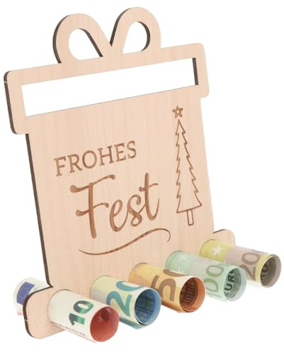 Spruchreif | Originelle Geldgeschenke | Geldgeschenk aus Holz | Geschenke aus Holz | Geldgeschenk Weihnachten Gutschein Weihnachten | Weihnachtliche Geldgeschenke | Frohes Fest