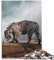 Puzzle Kinder, Riesen Tiger Holzpuzzle, 1000 teilige Puzzles Erwachsene und Kinder, lustige Aktivitäten zu Hause, Geburtstagsgeschenk, Reisegeschenke, 29,5 x 19,7 Zoll/75 x 50 cm.