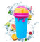 NUFR Taza para hacer granizados, taza mágica de gran capacidad, taza de enfriamiento rápido para batidos de congelación rápida, taza de enfriamiento de doble capa, máquina de granizados, batido de