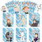 24 Stück Frozen Make a Face DIY Aufkleber, Frozen Birthday Party Favors Geschenk-Set für Kinder, Frozen Make Your Own Stickers Toys Goodie Candy Bag Dekorationen, Frozen Birthday Party Supplies