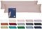 Vielit Seitenschläferkissen Bezug 40 x 145 2er Set Kissenbezug 40x145 Seitenschläfer Kopfkissenbezug Weich Kissenbezüge Kissenhülle Öko-Zertifikat Pink