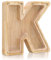FORYNXHWIN Spardose Kinder, Personalisiert Holz Sparschwein, Spardose Alphabet, Transparente Geld sparen Box für Kinder Mädchen, Erwachsene, Geschenk&Dekoration (K)