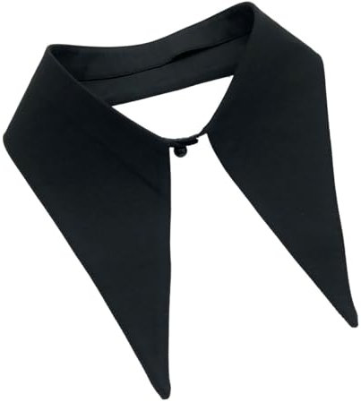 LoudSung Abnehmbarer Halsschmuck von einfacher falscher Kragen Retro-Falschkragen farbenfrohes Stickdesign für Frauen und Mädchen