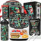 HTgroce Juego de fiambrera infantil con compartimentos y Botellas Agua Acero Inoxidable, bolsas de hielo, Bolsa de almuerzo