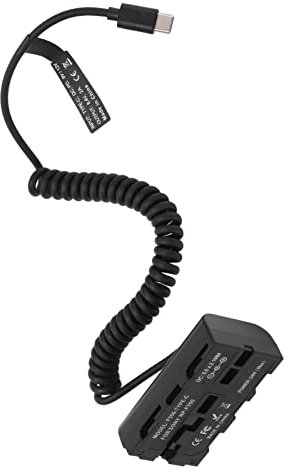NP F550 Typ C Dummy-Batterie-Netzteil für -Fülllicht