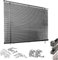 HUGG (28-KF) Alu-Jalousie Klemmfix ohne Bohren, Fenster-, Wand- und Deckenmontage, 140 x 160 cm (B x H), Anthrazit