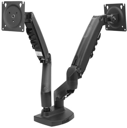 Plyisty Prise en Charge à Double écran, Soulève d'assemblage de Bureau à Double écran