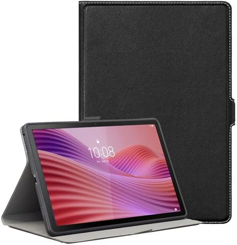 Derwere para Lenovo Tab 10.1 2025 Funda Ultra Delgada Silicona Antigolpes Funda para Lenovo Tab 10.1 Pulgadas TB311FU,Negro