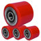 Rouleaux de transpalette, roue de tambour de charge en nylon, 4 rouleaux de transpalette(80x60)