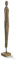 Moritz Skulptur Moderne Figur Hände runter massives Mangoholz Holz Handarbeit 73 x 10 x 10 cm FFG-2095-B