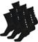 hummel Unisex Fundamental Sportsocken - 12er Pack I Schwarz 41/45